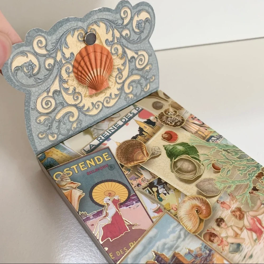 NWOT Vintage Beach glam notepad